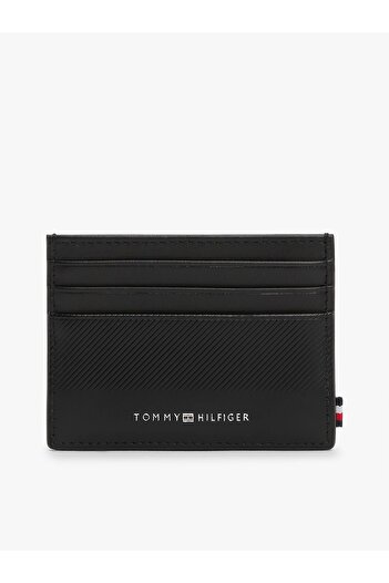 Tommy Hilfiger TH FOUNDATION CC HOLDER Pánský černý držák na karty AM0AM13506BDS