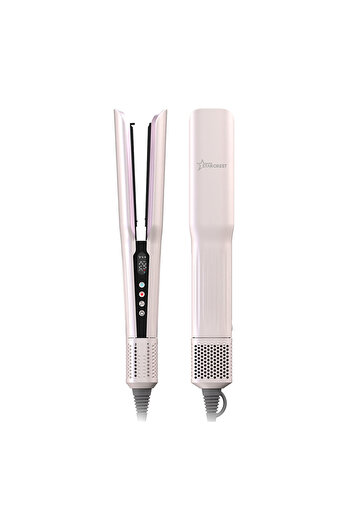 STARCREST STARCREST SHS-1300PK Hot Air Hair Straightener, 1300 W, LCD Display