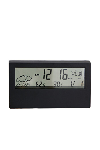 Choice Black LED Thermometer Thermo-Hygrometer Multifunction Electronic Temperature Humidity Meter Weather