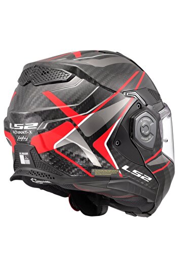 LS2 ADVANT X KARBON FUTURE II KIRMIZI KASK