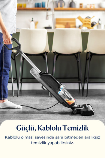 Bissell Crosswave Hf2 Select Yüksek Vakumlu Sert Zemin Süpürme ve Silme Makinesi