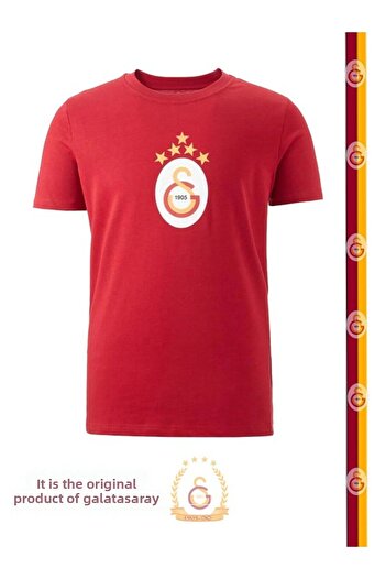 Galatasaray Original 5 Star Red T-Shirt