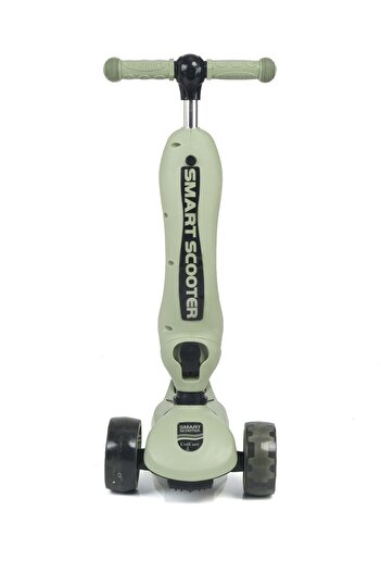 LAYLİNE Smart Oturaklı Çocuk Scooter 3 Tekerlekli Işıklı Ledli Scooter Yükseklik Ayarlı