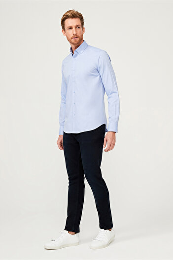 Kiğılı Cămașă din bumbac slim fit cu mânecă lungă