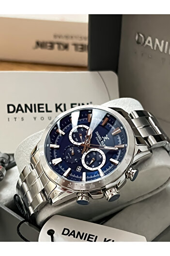 Daniel Klein Original Multifunction All Functions Active Ystainless Steel Men's Watch+ Bracelet Gift
