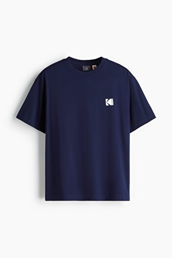 H&M Baskılı Tişört Loose Fit