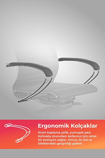 METTA Samurai Ergonomik Deri Ofis Koltuğu / Çalışma Sandalyesi - F.2.1.49