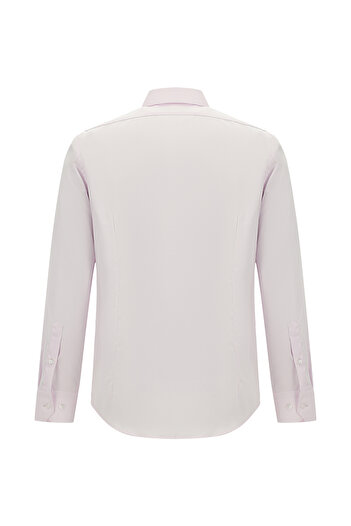 Abdullah Kiğılı Non Iron Satin Cotton - LonG Sleeve Slim Fit Shirt