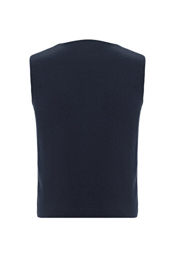 Abdullah Kiğılı V-Neck Wool Knitwear Vest