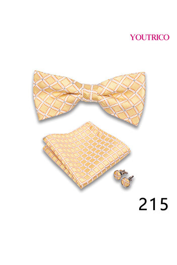 Youtrico Suit Tie Handkerchief Cufflink-Premium Handmade 3-Piece