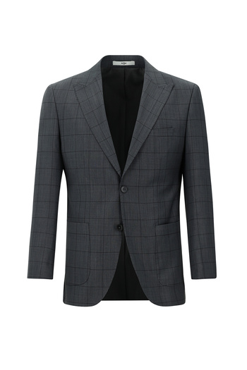 Kiğılı Slim Fit Woolen Checkered Suit