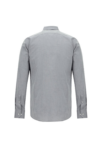 Abdullah Kiğılı Μακρυμάνικο Slim Fit Slim Fit Κλασικό Βαμβακερό πουκάμισο