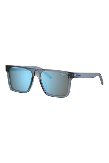 HUGO Ochelari de soare bărbătești HG 1069/S PJP/3J, Plastic, Albastru, 56 mm