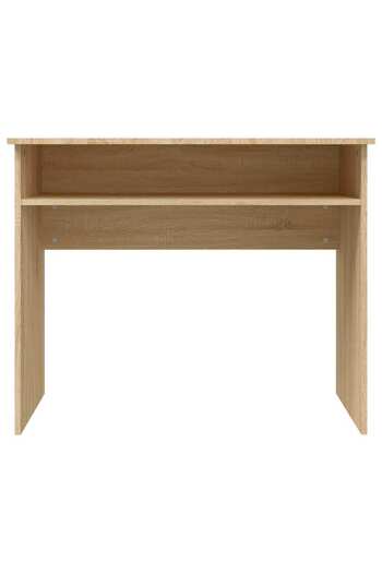 vidaxl Desk Sonoma Oak 90x50x74 Cm Engineered Wood.