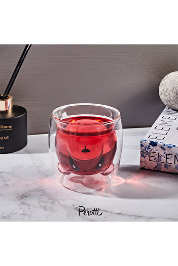 Perotti Double Wall Bear Glass 250 ml