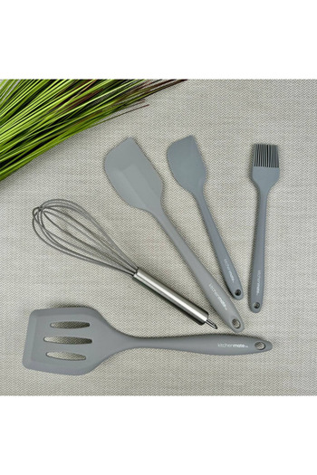 Perotti Jorge Grey Silicone 5 Piece Serving Set