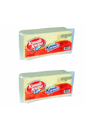 Kınalıkuzu Taze Kaşar Peyniri 1000grx2 Adet