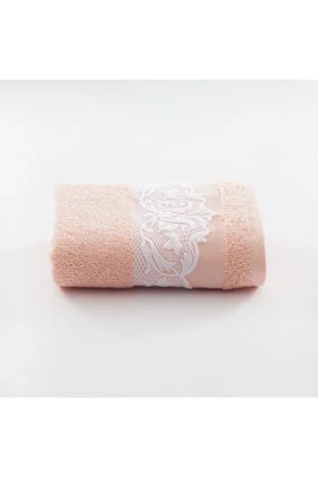 MAXSTYLE Cotton Elissa Towel 50X90 cm Salmon