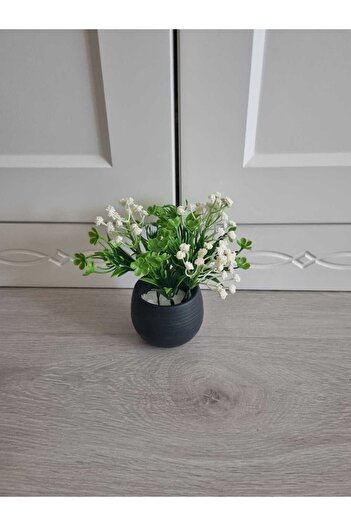 ÖRGÜM Floare artificială în ghiveci Mini floare artificială 6x12 cm
