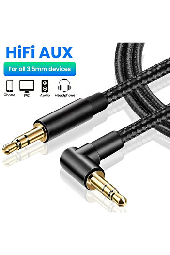 Choice 1.5m black AUX Cable Jack 3.5mm Audio Cable 3.5 mm Jack Speaker Cable for JBL Headphones Car Xiaomi