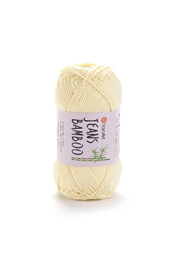 Yarnart Jeans Bamboo - Χειροποίητο Νήμα Πλεξίματος Cream-103