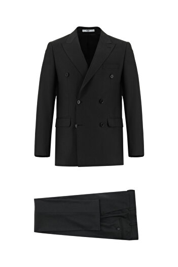 Kiğılı Regular Fit Patterned Double Breasted Suit