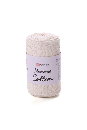Yarnart Bumbac Macrame - Ață de tricotat manual Macrame Off White-752