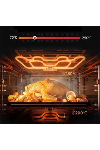 Generic Electric Oven 35l Stainless Steel – Rotisserie, Timer, Thermostat, Grill, Bake, Roast, Pizza