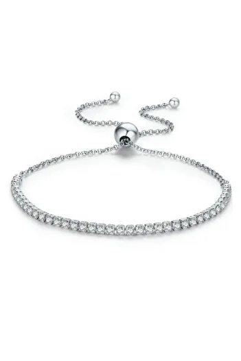 TrioStore Brățară din argint Sparkling Tennis clear