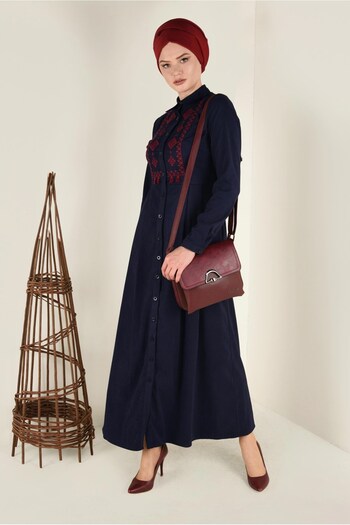 Alvina Front Buttoned Dress 4712