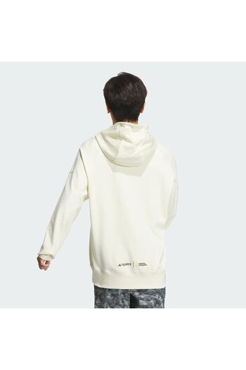adidas Ανδρικό φούτερ adidas Natgeo Gfx Hdy - IS9523-E Λευκό