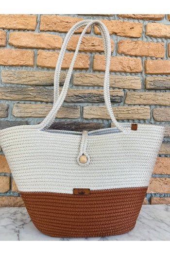 MS Glassware Wicker House Series - Beach, Hand and Arm Bag