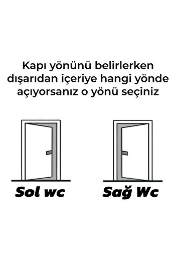 Hira Derya Bilge Mat Siyah Wc Kapı Kolu – Tuvalet & Banyo Için, Kilitli (1 TAKIM-ARKA VE ÖN) Sol Yön
