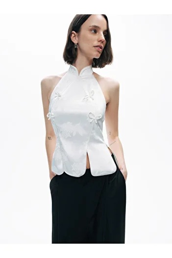 Nocturne Bow Detailed Blouse
