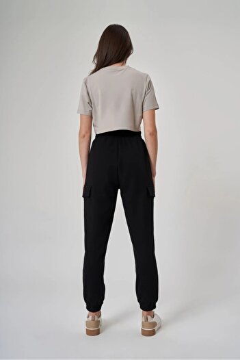 Exuma Women's Black Sweatpants 1528010-Black