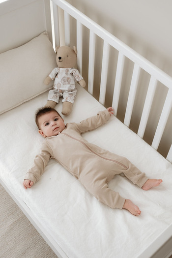 Tuğba Kuğu Zippered Jumpsuit Without Booties - Pureline Series - Brown