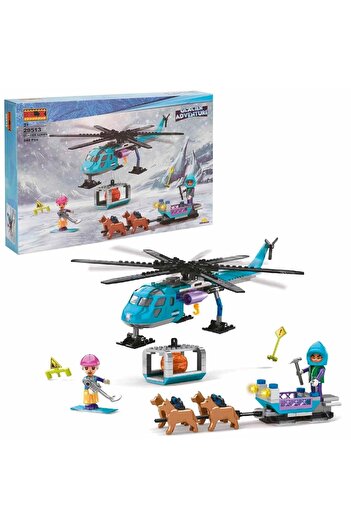 Sunman Toy Glacier Reconnaissance Helicopter and Sled 29513 248 Pieces 00004421
