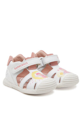 BIOMECANICS Sandale pentru fete albe BIOMECANICS-252111 A050 BLANCO (NAPA)
