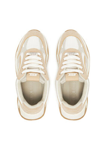 Steve Madden Teniși argintii pentru femei STEVE MADDEN-SM19000129 SI1 ARGINTIU / CREM IRLANDEZ