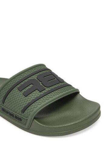 Replay Men's Flip-flops green REPLAY-GMF1A .000.C0060S 2076 MIL GREEN BLACK