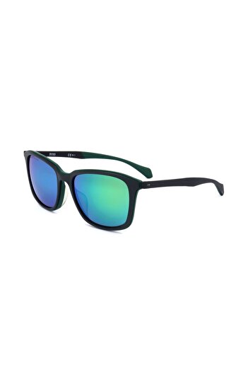 Hugo Boss Γυαλιά ηλίου Hugo Boss BOSS 1140/F/S-SE8-56 Ανδρικά, Τετράγωνα με Μπλε/Πράσινους Κανονικούς Φακούς