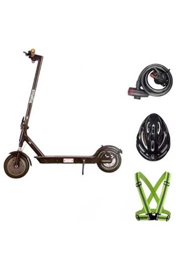 WINNER VLRA Foldable Electric Scooter for Adults, 350W Motor, 8.5-Inch Tires, 35 km/h Max Speed, 20-Mile Ra
