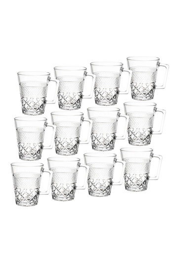 Dania 200ml clear and pure heat-resistant glass tea cup set