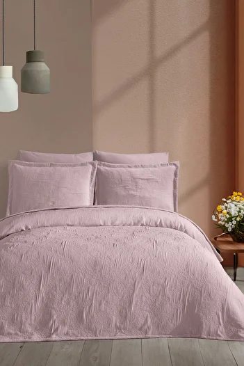 Elart Nice Single Bedspread 2 Pieces (180X240 cm) Dried Rose