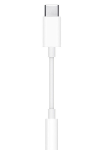 Apple Adaptor Apple MU7E2ZM/A, Type-C - port Jack 3.5mm (Alb)