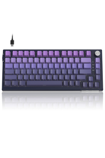 Choice Blue Whale Switch MageGee SKY81 75% Mechanical Gaming Keyboard, RGB Gasket Hot Swappable Wired Custo