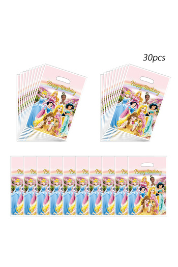 Miniso 25x16.5cm 30pcs 30pcs Disney Princess Birthday Party Gift Bags，Princess Candy Bags ， Princess Goody