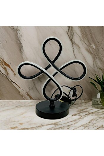 DEC10 Black LED lamp in various shapes