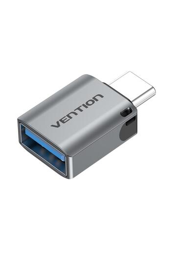 Vention Adaptor Vention CDQH0, USB Mama to USB-C, Aluminiu, Gri