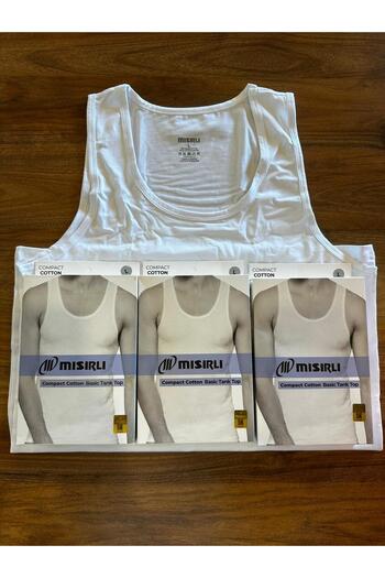 Mısırlı Pure Comfort Compact Cotton Men's Singlet 3 Pack